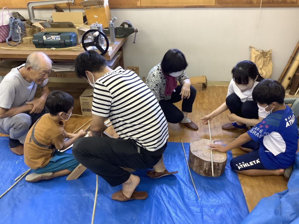 親子夏休み工作づくり